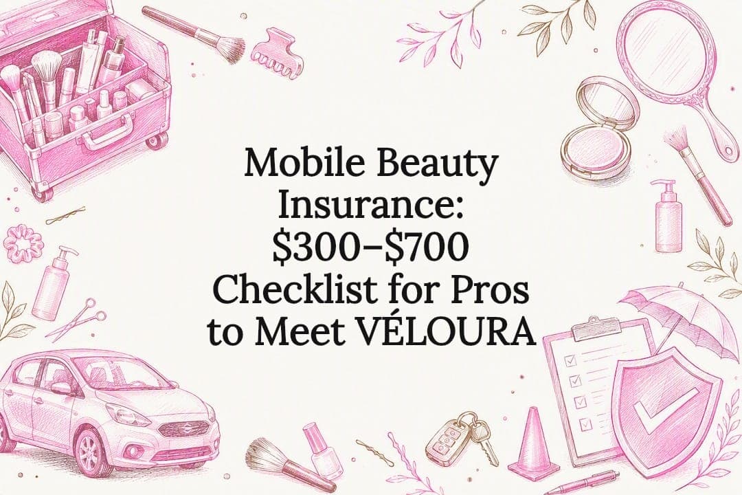 Mobile Beauty Insurance: $300–$700 Checklist for Pros to Meet VÉLOURA