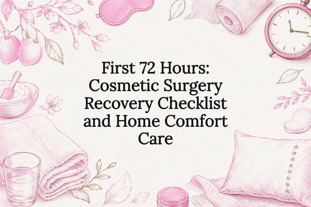 First 72 Hours: Cosmetic Surgery Recovery Checklist and Home Comfort Care