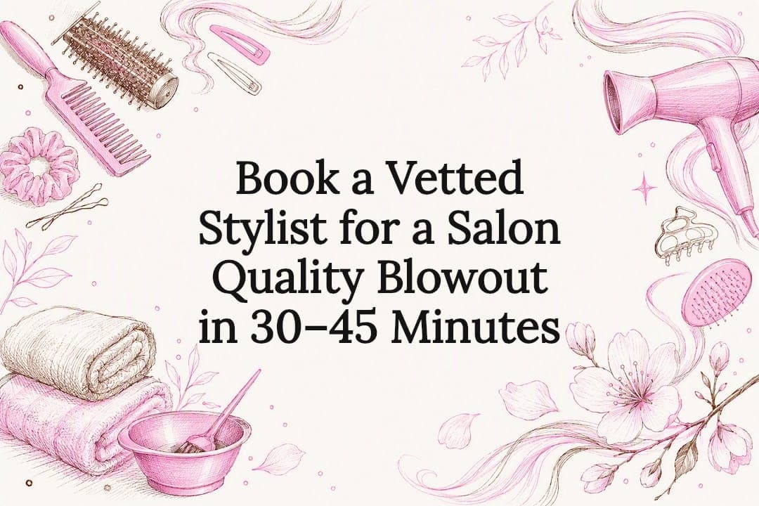 Book a Vetted Stylist for a Salon Quality Blowout in 30–45 Minutes