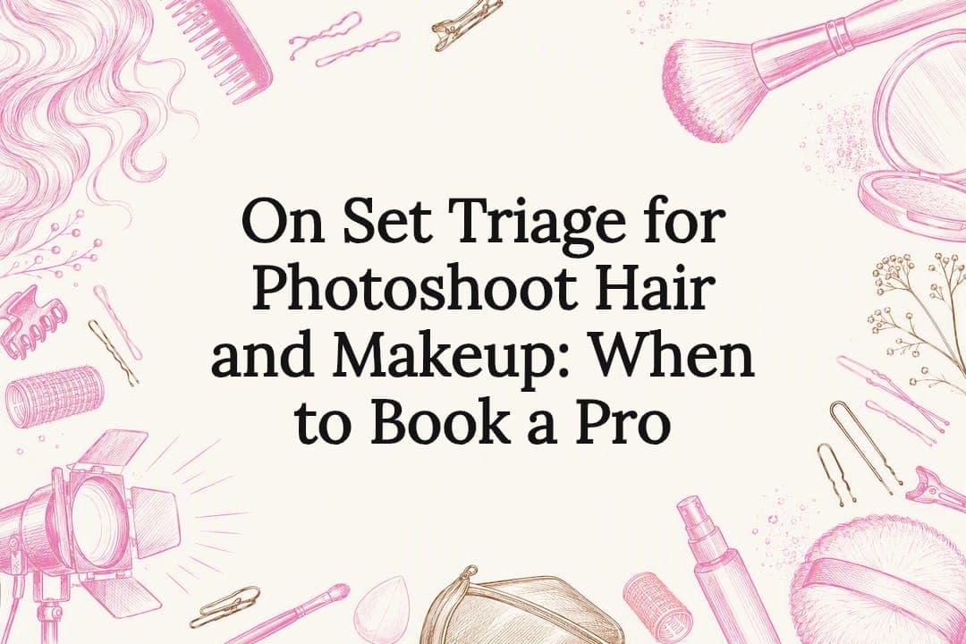 On Set Triage for Photoshoot Hair and Makeup: When to Book a Pro