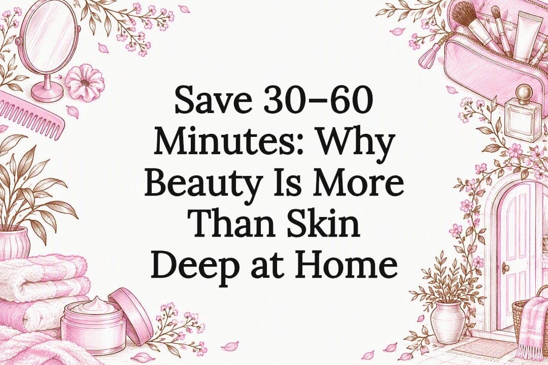 Save 30–60 Minutes: Why Beauty Is More Than Skin Deep at Home