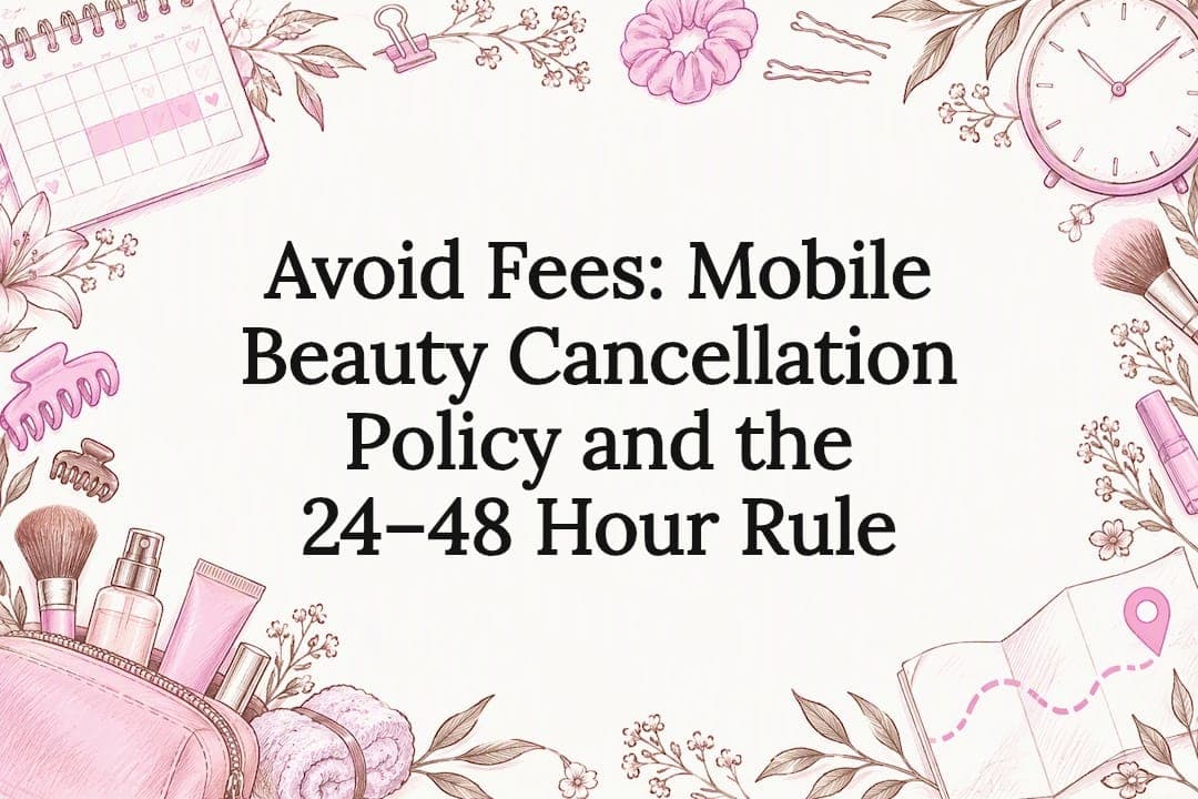 Avoid Fees: Mobile Beauty Cancellation Policy and the 24–48 Hour Rule