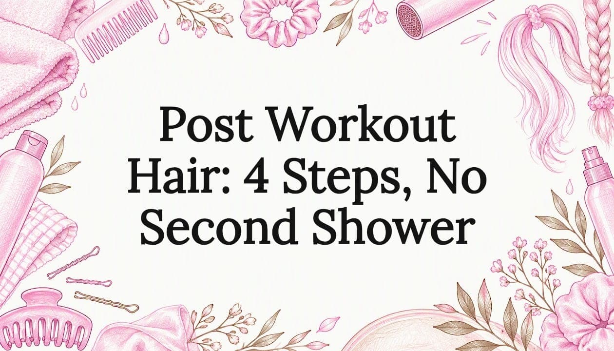 Post Workout Hair: 4 Steps, No Second Shower