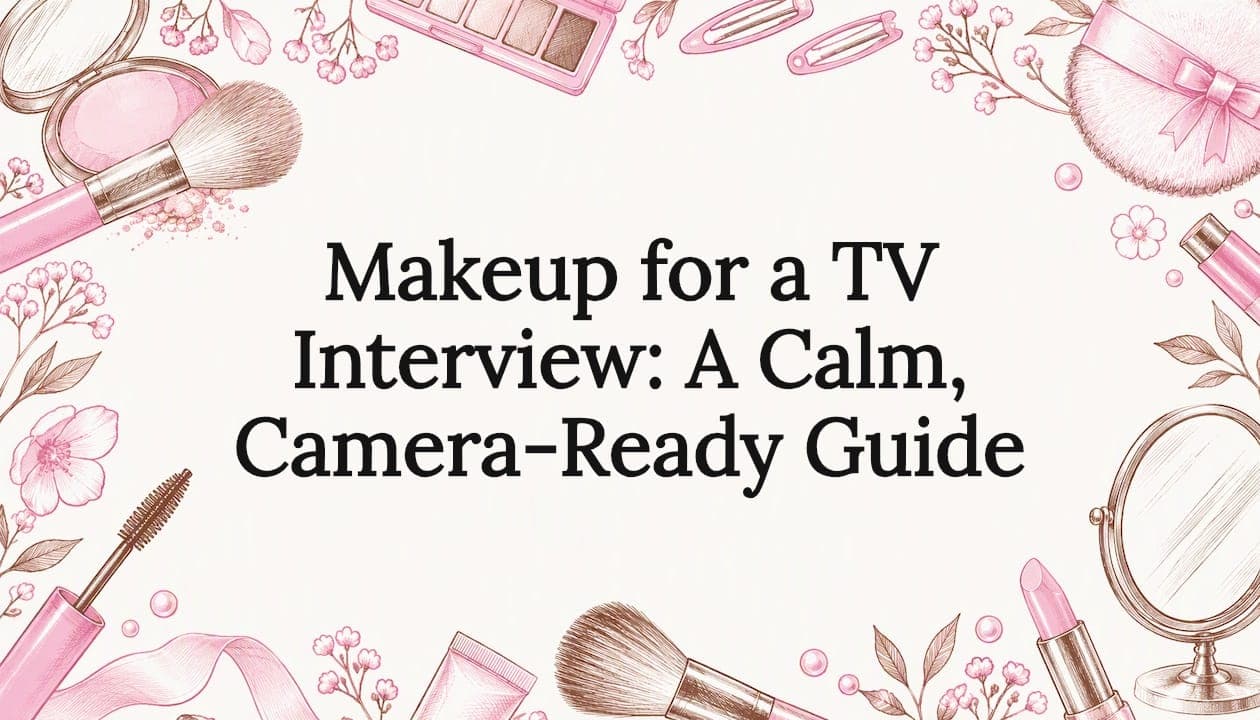 Makeup for a TV Interview: A Calm, Camera-Ready Guide