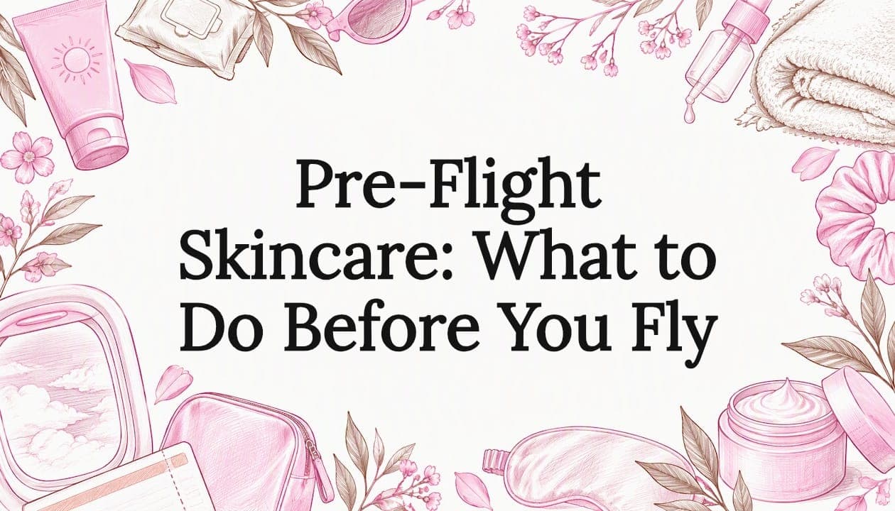 Pre-Flight Skincare: What to Do Before You Fly